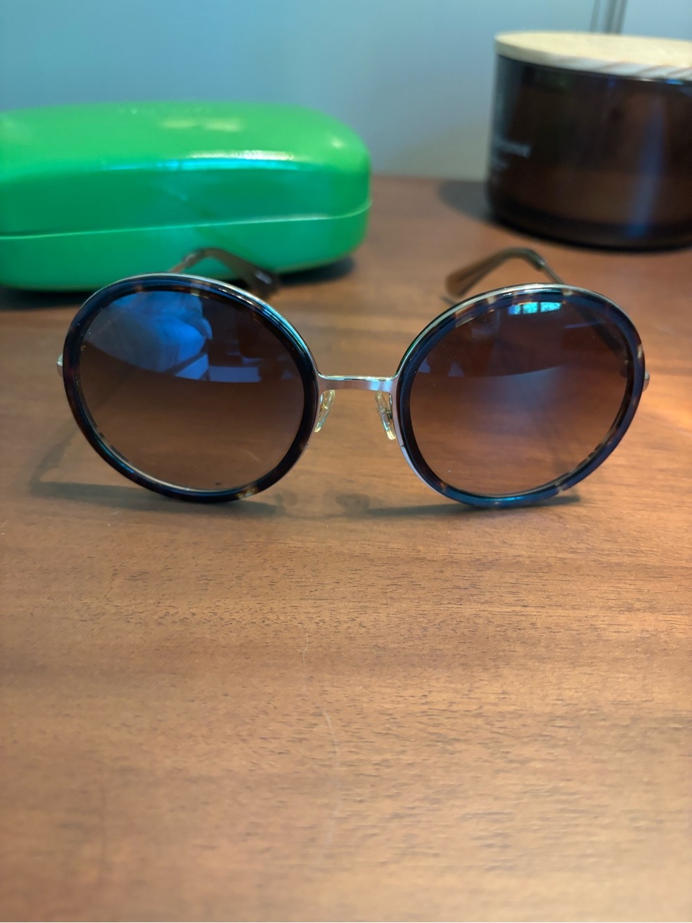 Kate Spade Round Tortoiseshell Sunglasses